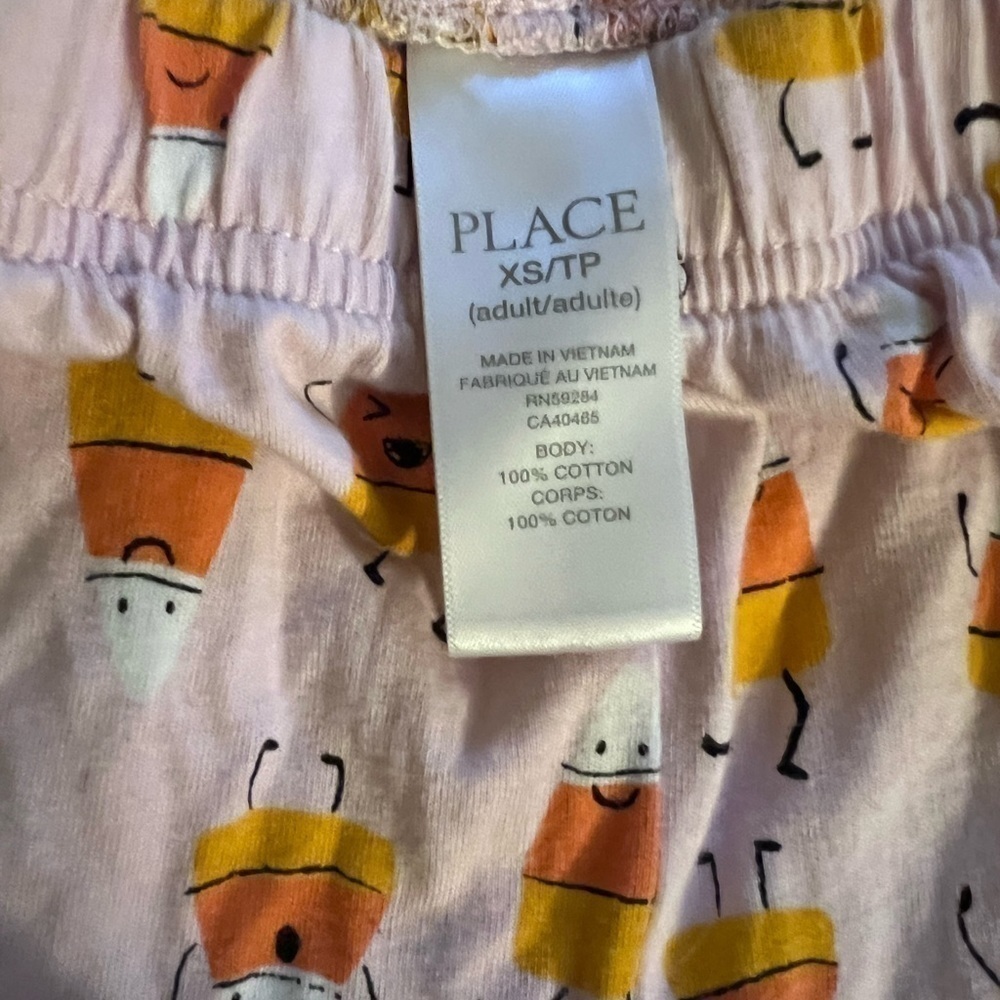 𝅺WOMENS Mommy And Me Halloween Candycorn Matching Cotton Pajamas - Cameo XS - Picture 4 of 6